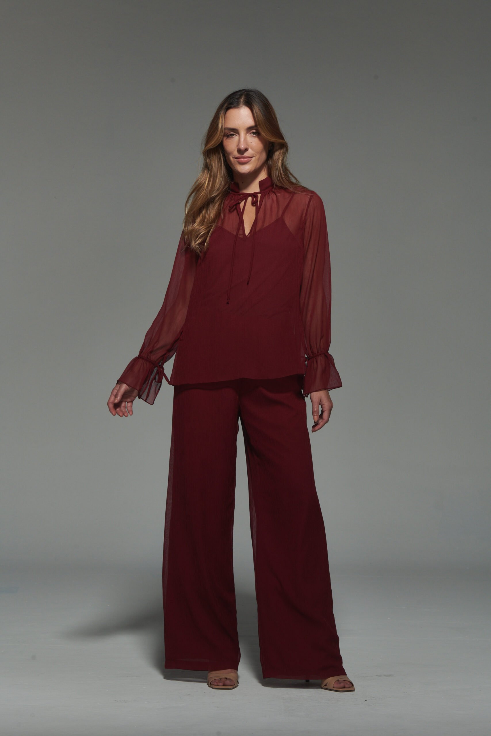 Camisa Natalie Vinho