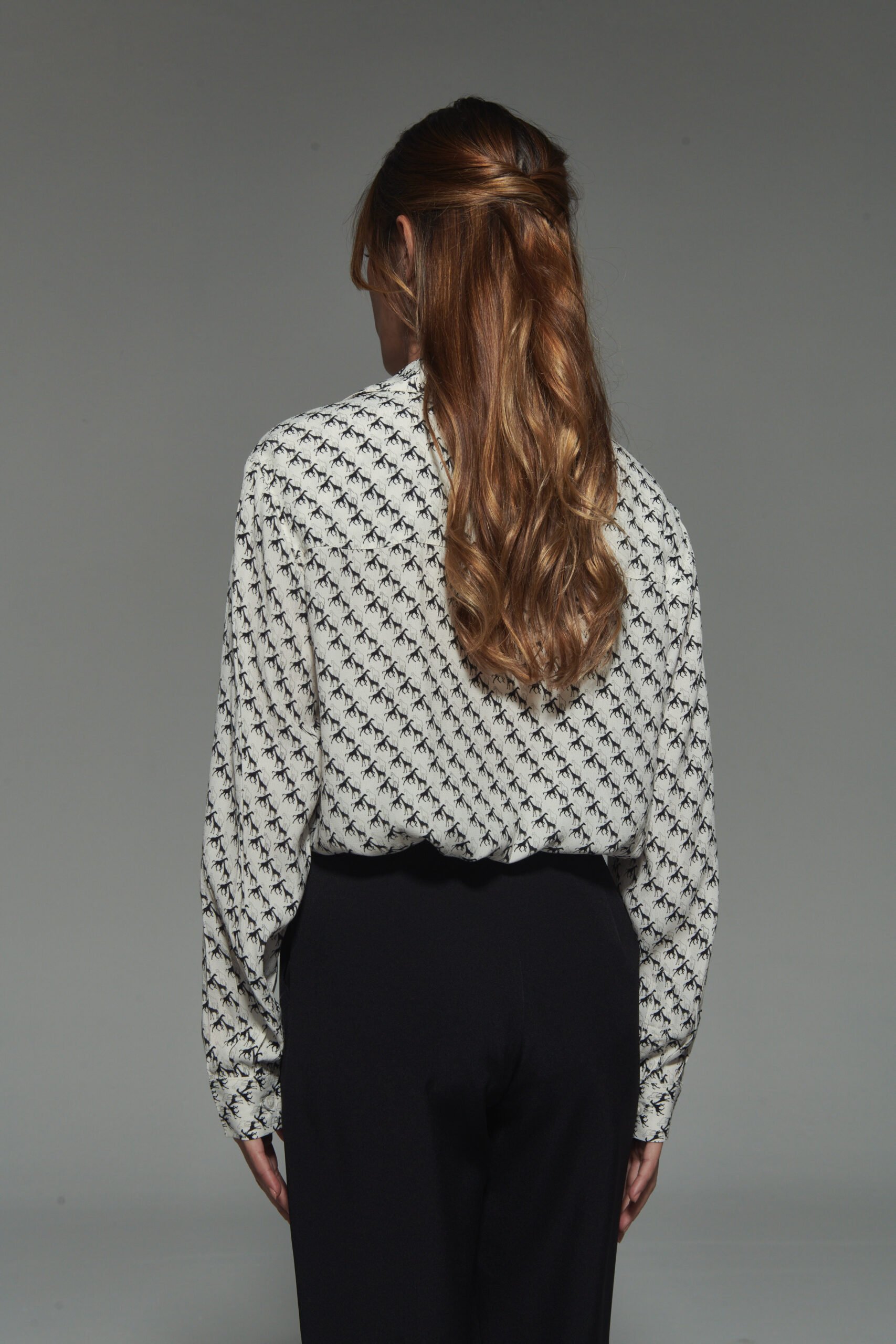 Camisa Paula Estampa Girafa - Imagem 3