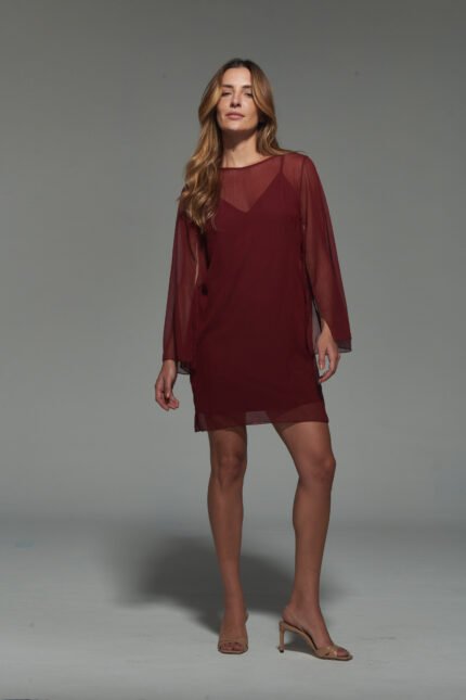 Vestido Marcela Vinho