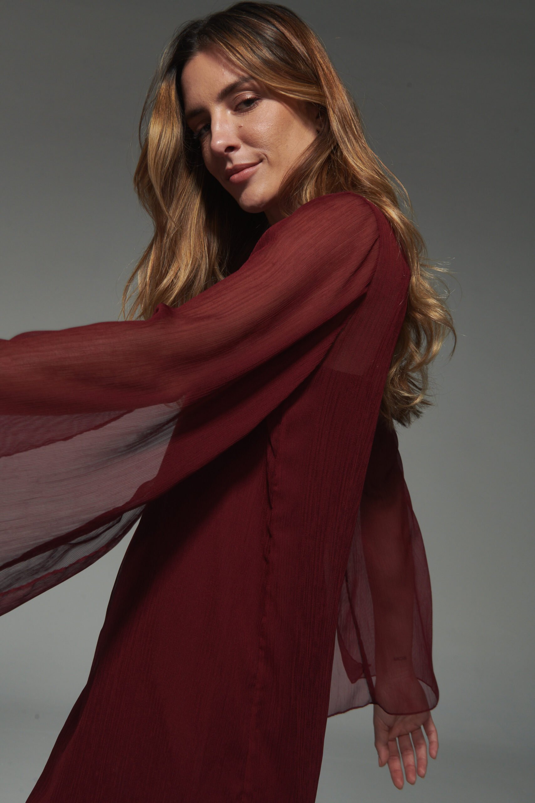 Vestido Marcela Vinho - Imagem 2