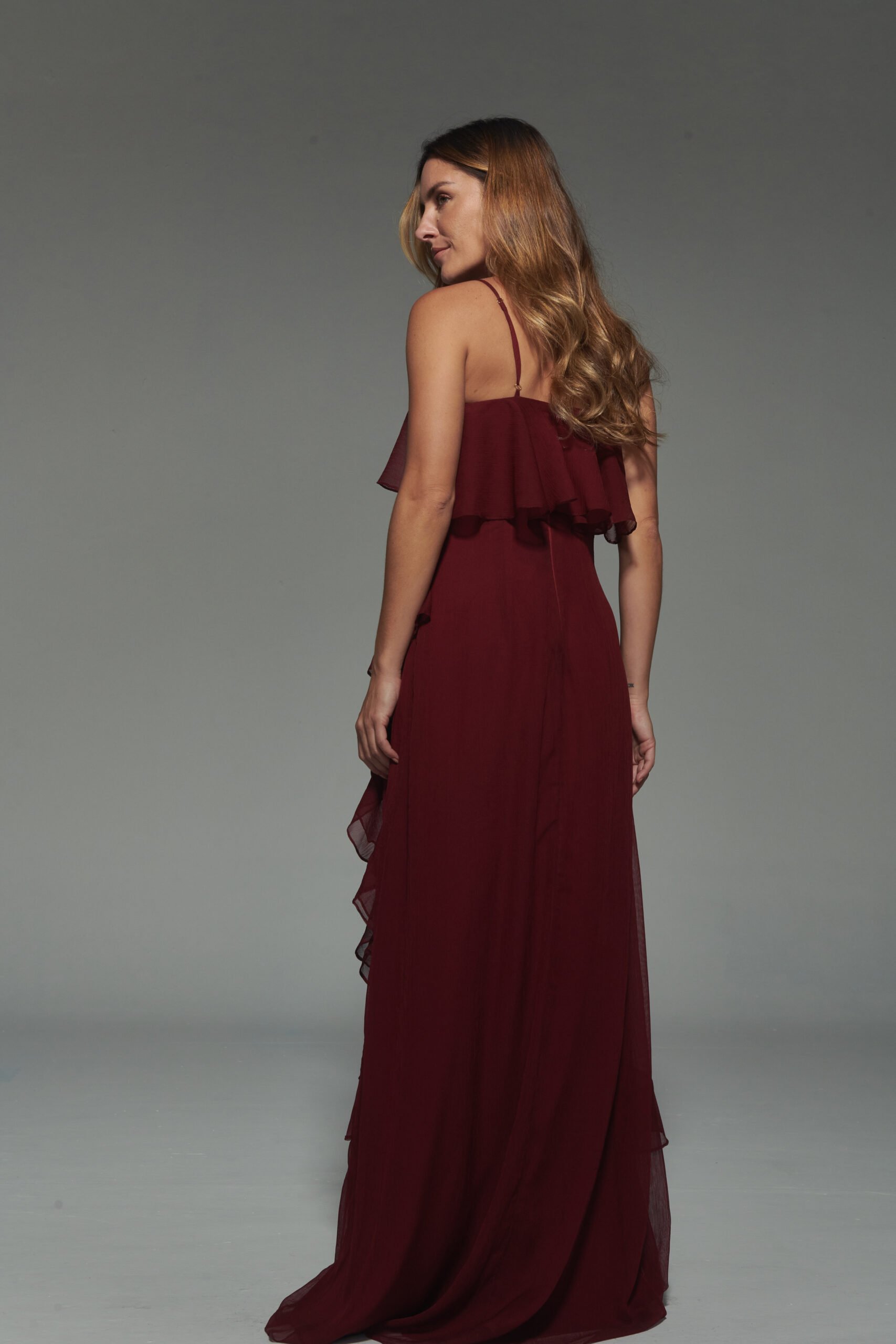 Vestido Agatha Vinho - Imagem 2