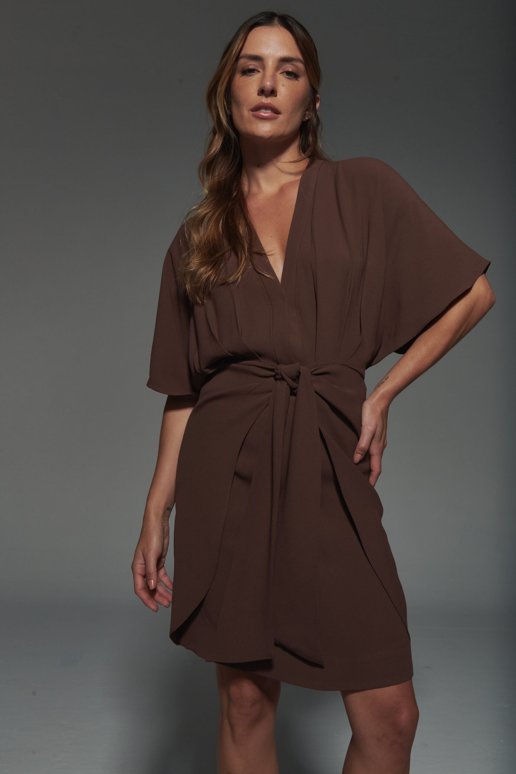 Vestido Gigi Marrom - Imagem 5