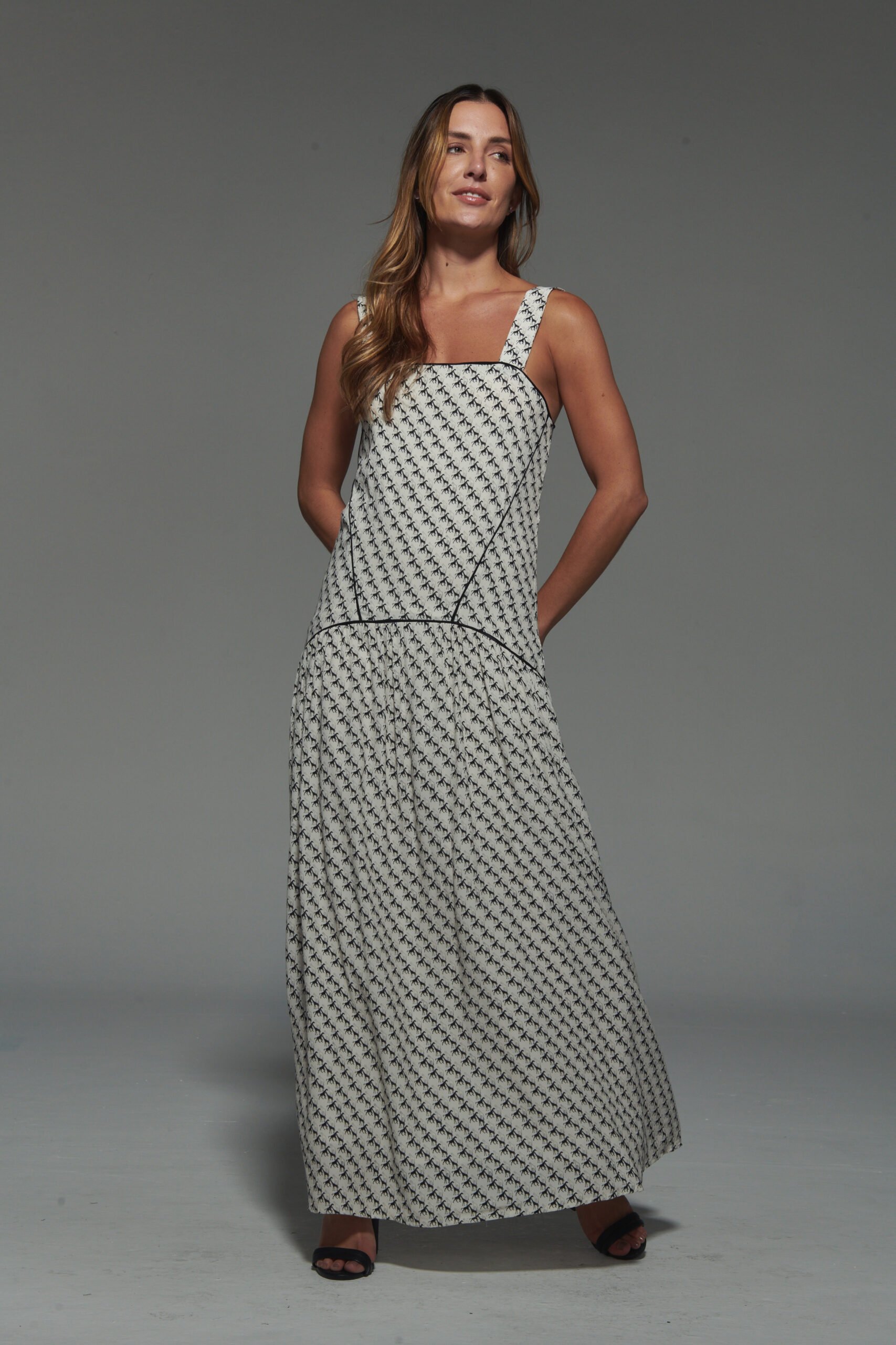 Vestido Graça Estampa Girafa - Imagem 2