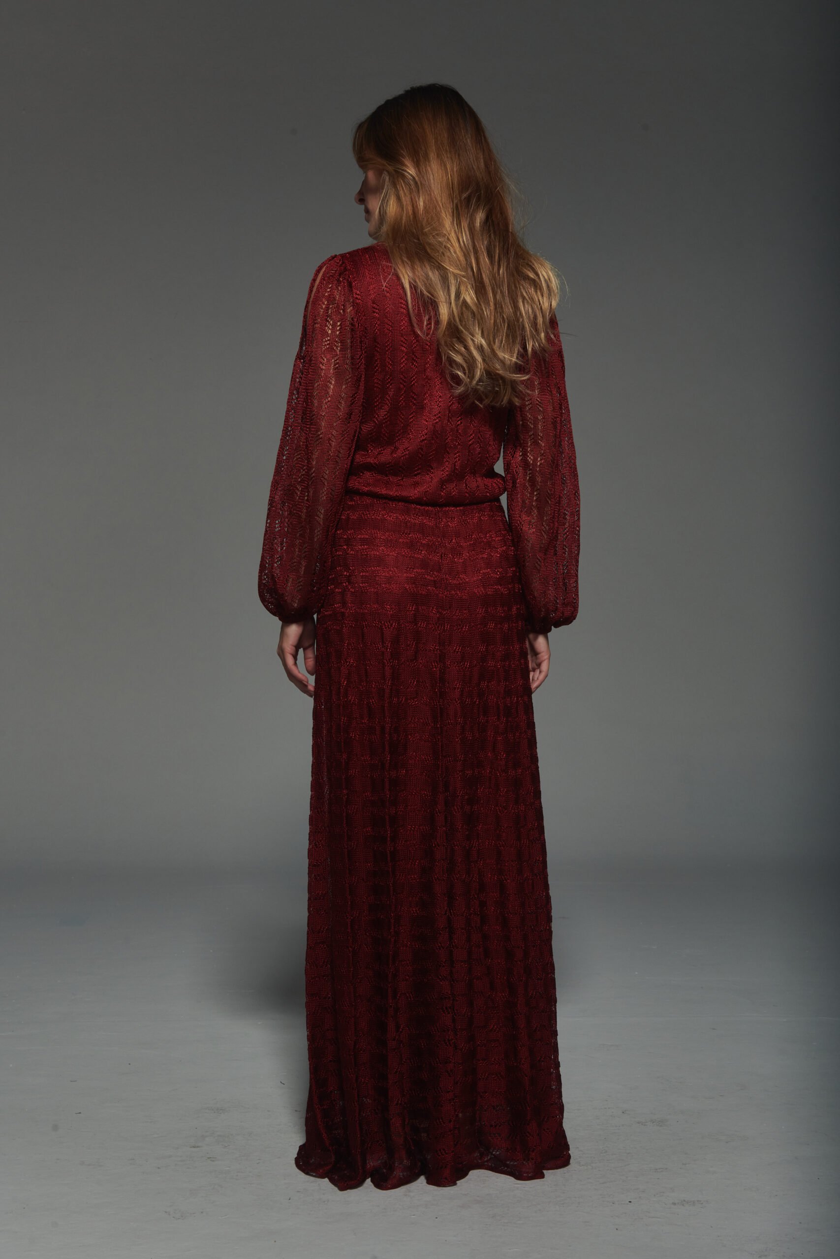 Vestido Katherine Vinho - Imagem 4