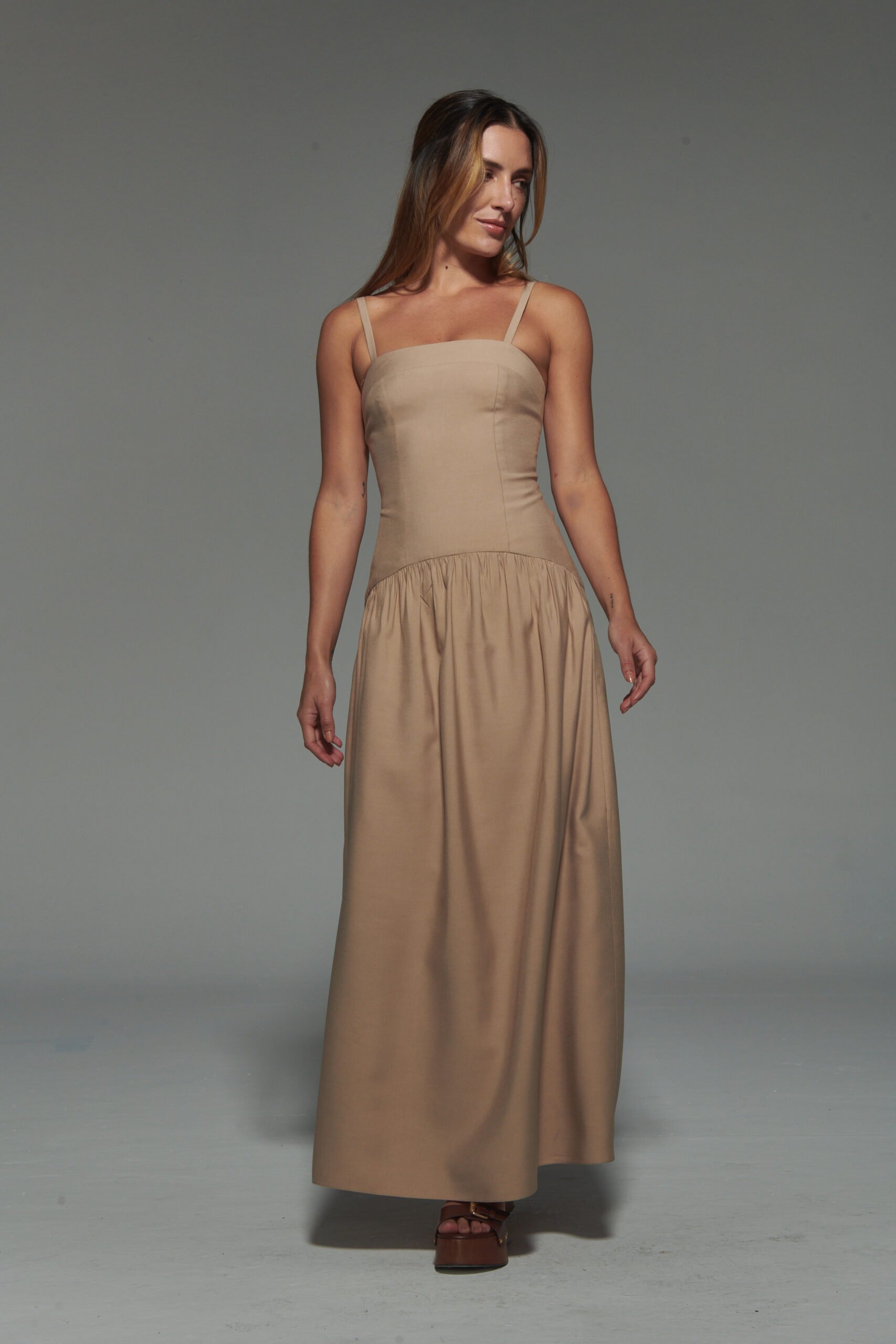 Vestido Veronica Leite De Aveia - Imagem 2