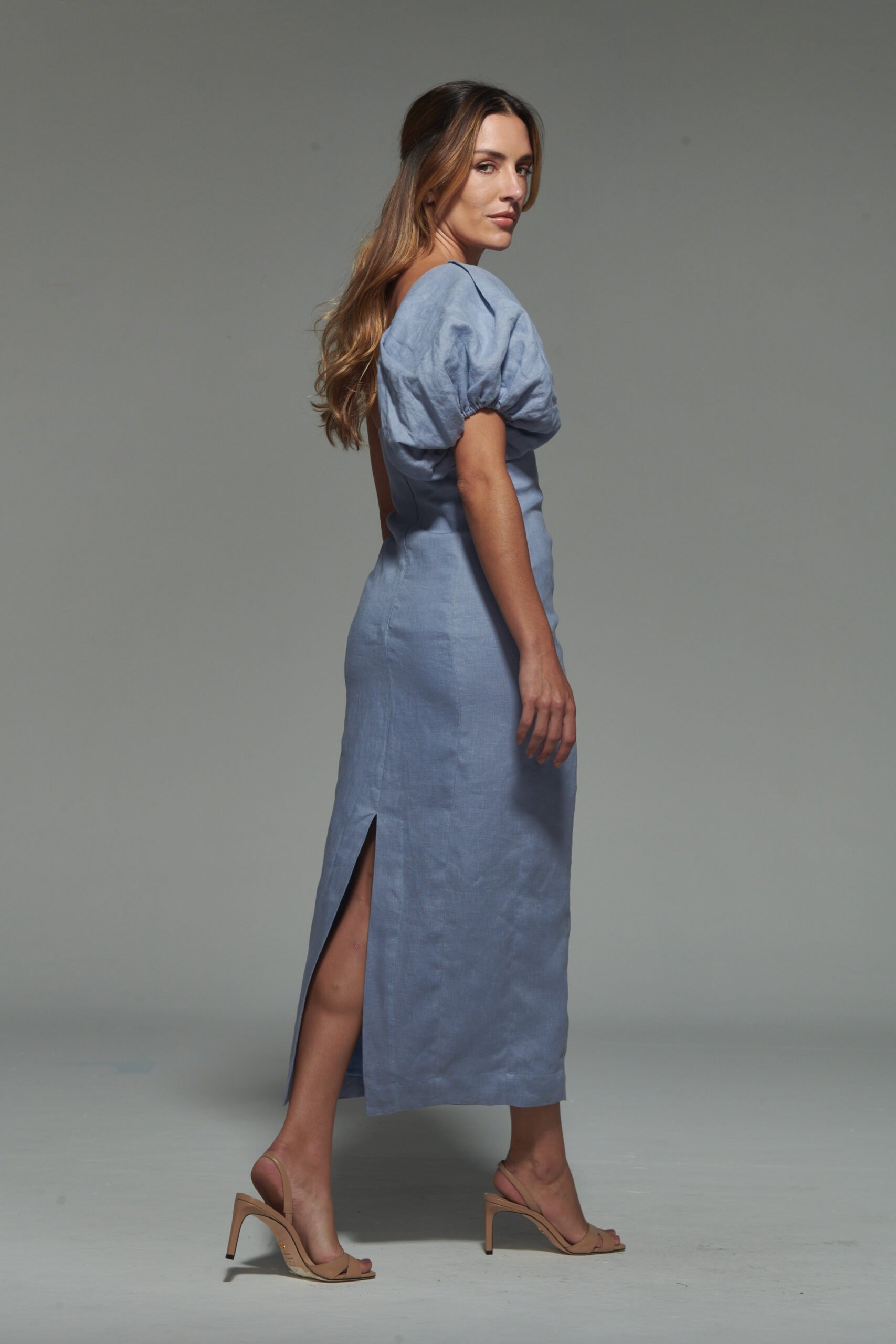 Vestido Vicky Blue Jeans - Imagem 3