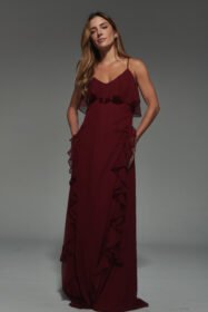 Vestido Agatha Vinho