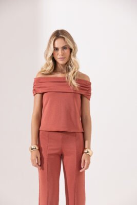 Blusa Camila Urucum - Imagem 2