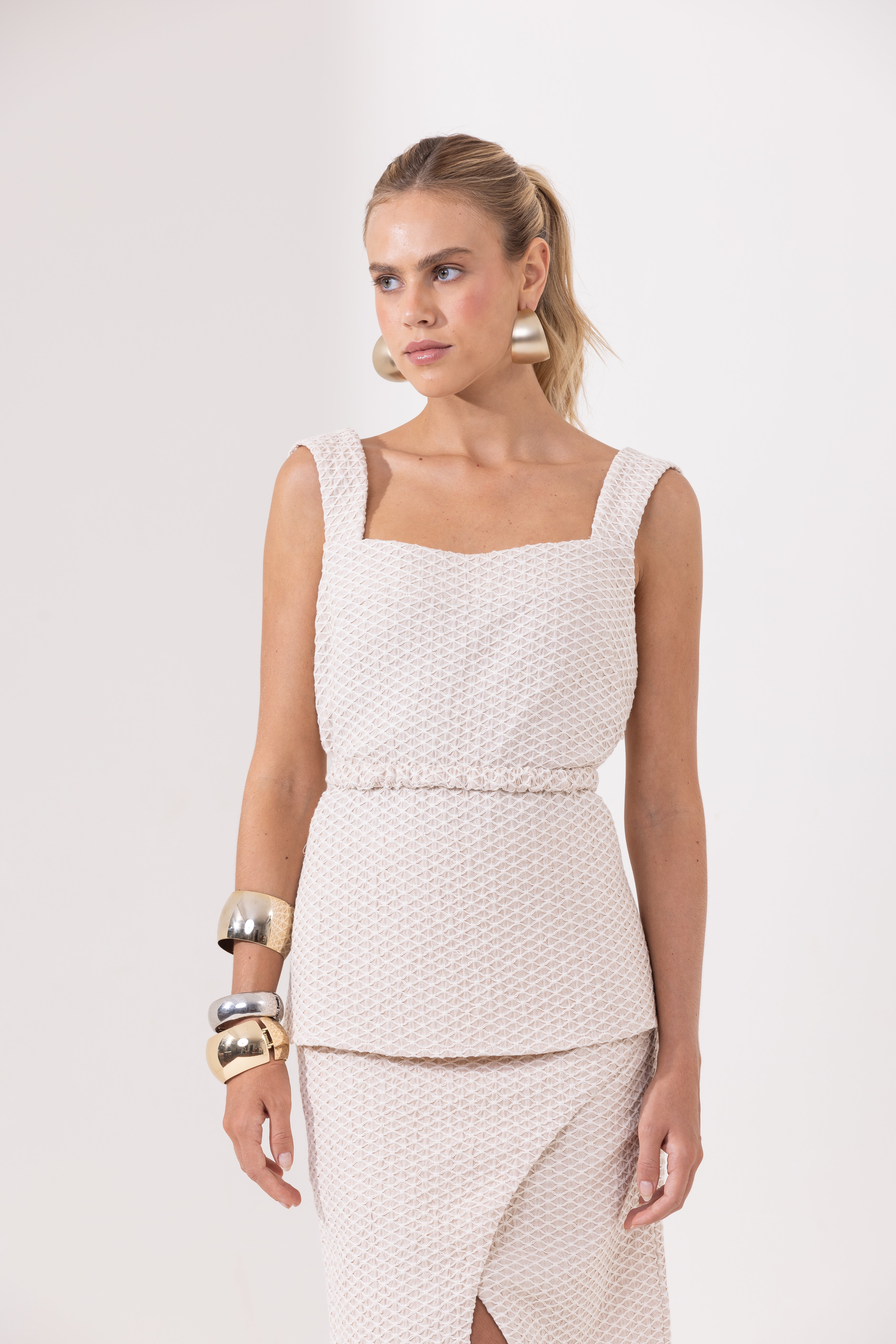 Blusa Dolores Bege - Imagem 3
