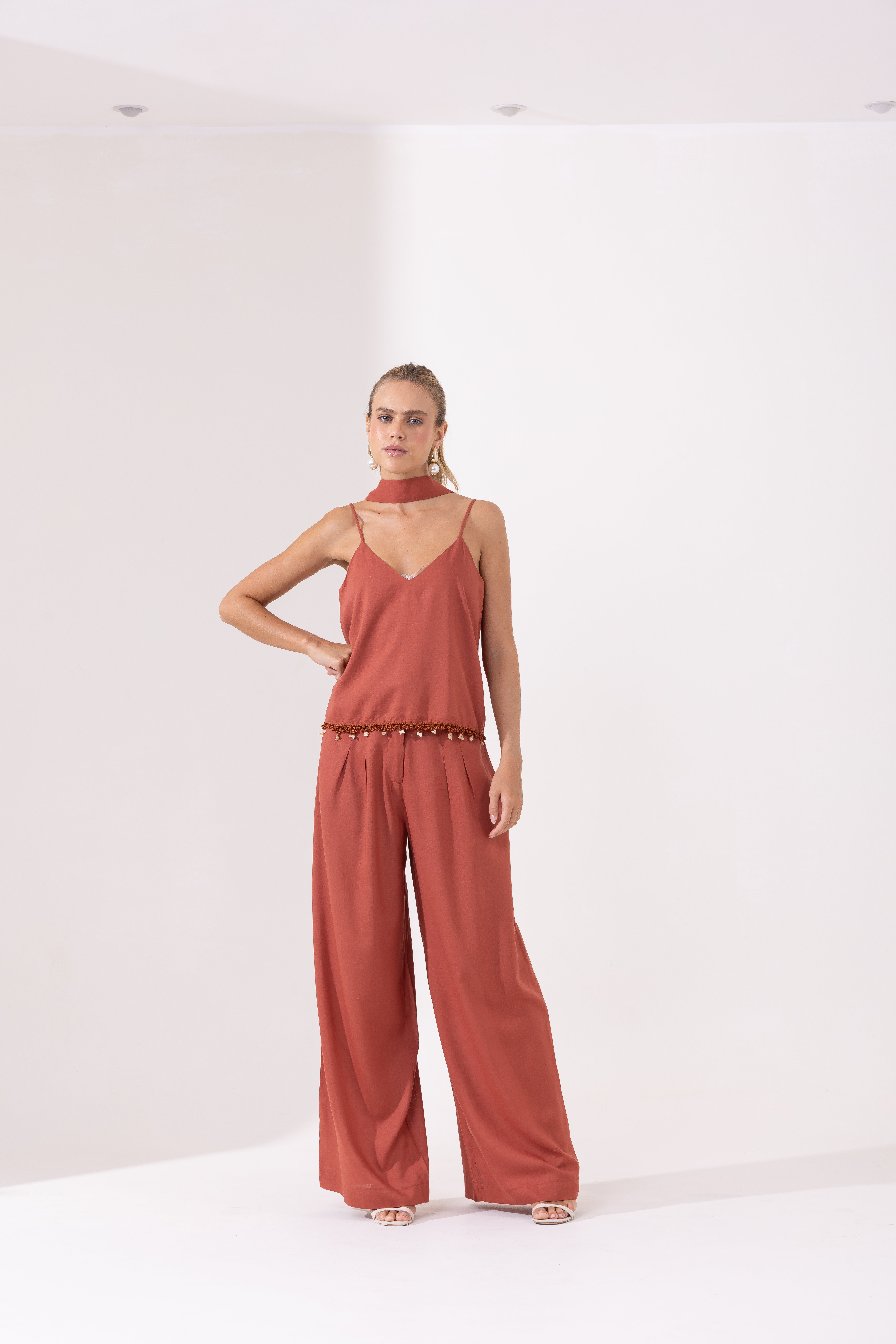 Blusa Rosane Urucum - Imagem 2