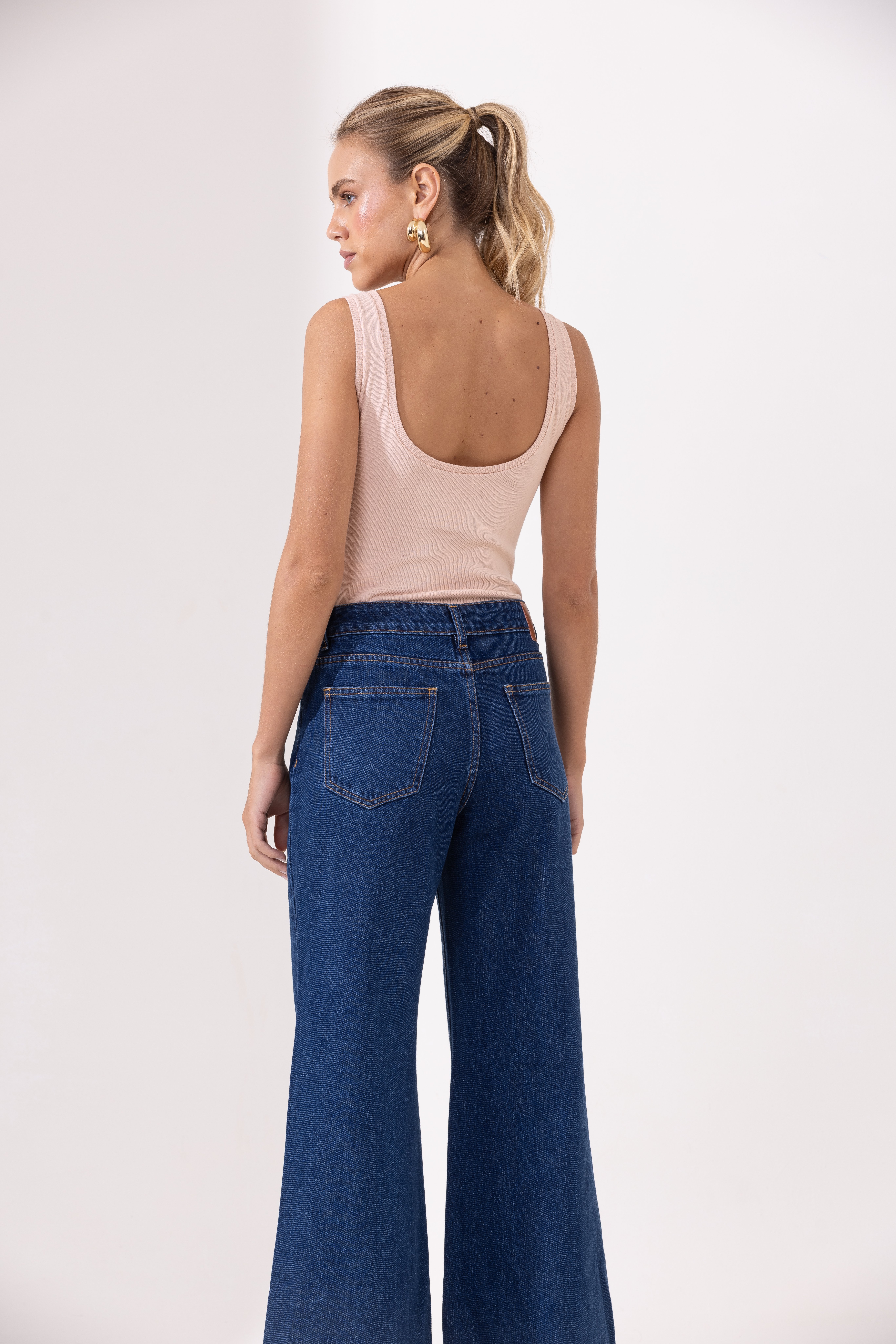 Calça Taylor Jeans Escuro - Imagem 4
