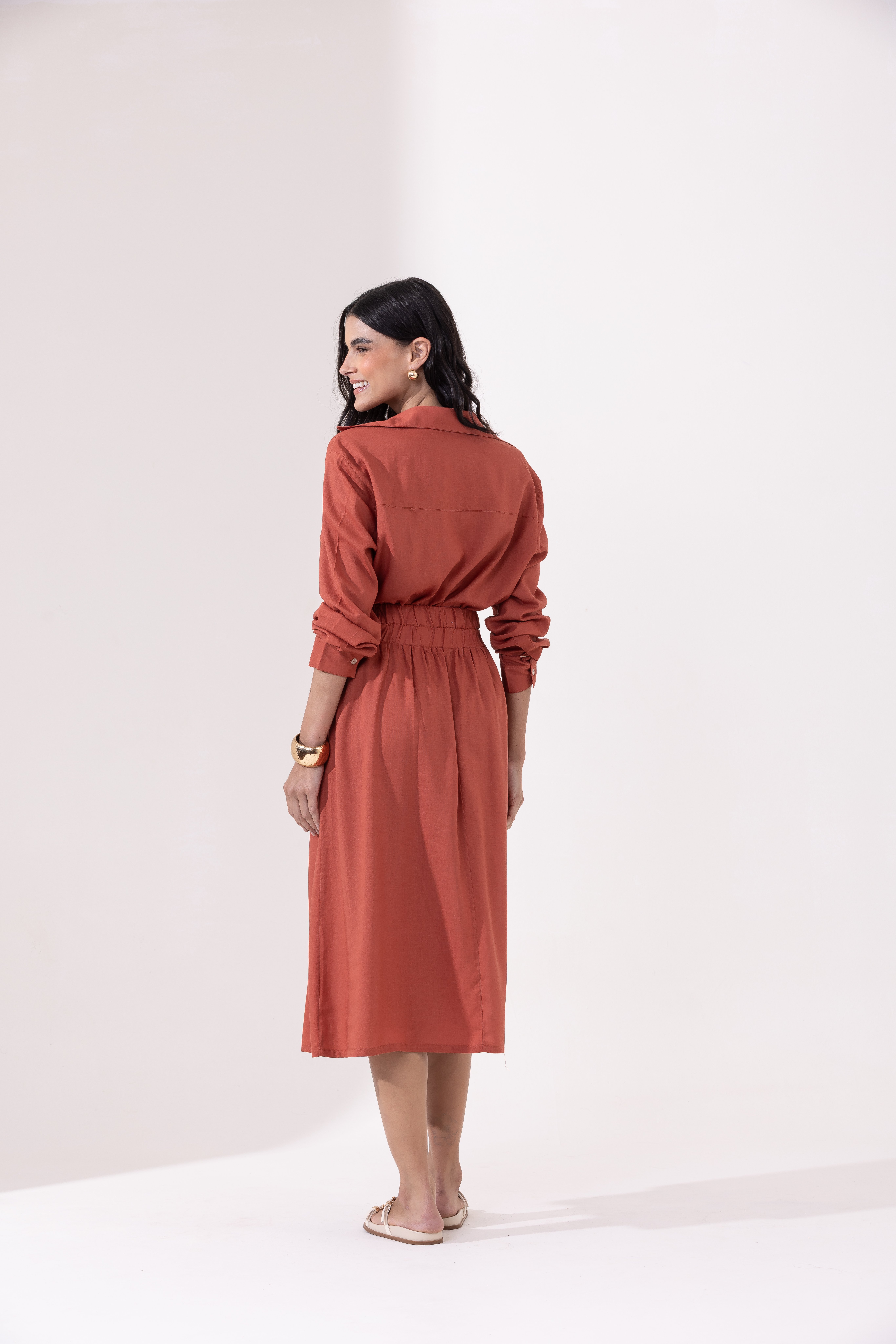 Camisa Leny Urucum - Imagem 4
