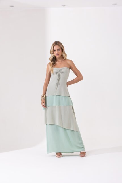 Vestido Natalia Verde