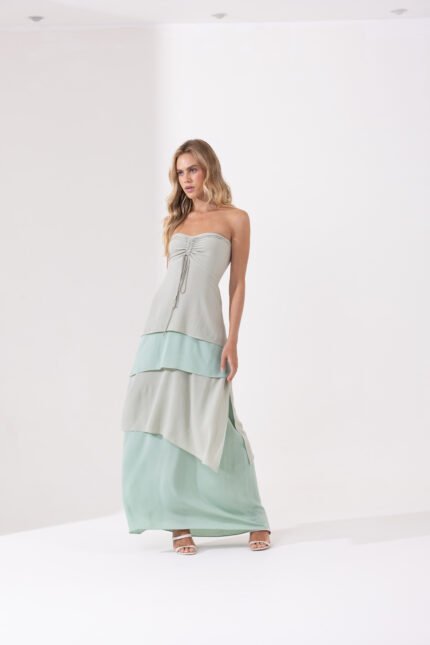 Alternative view of Vestido Natalia Verde