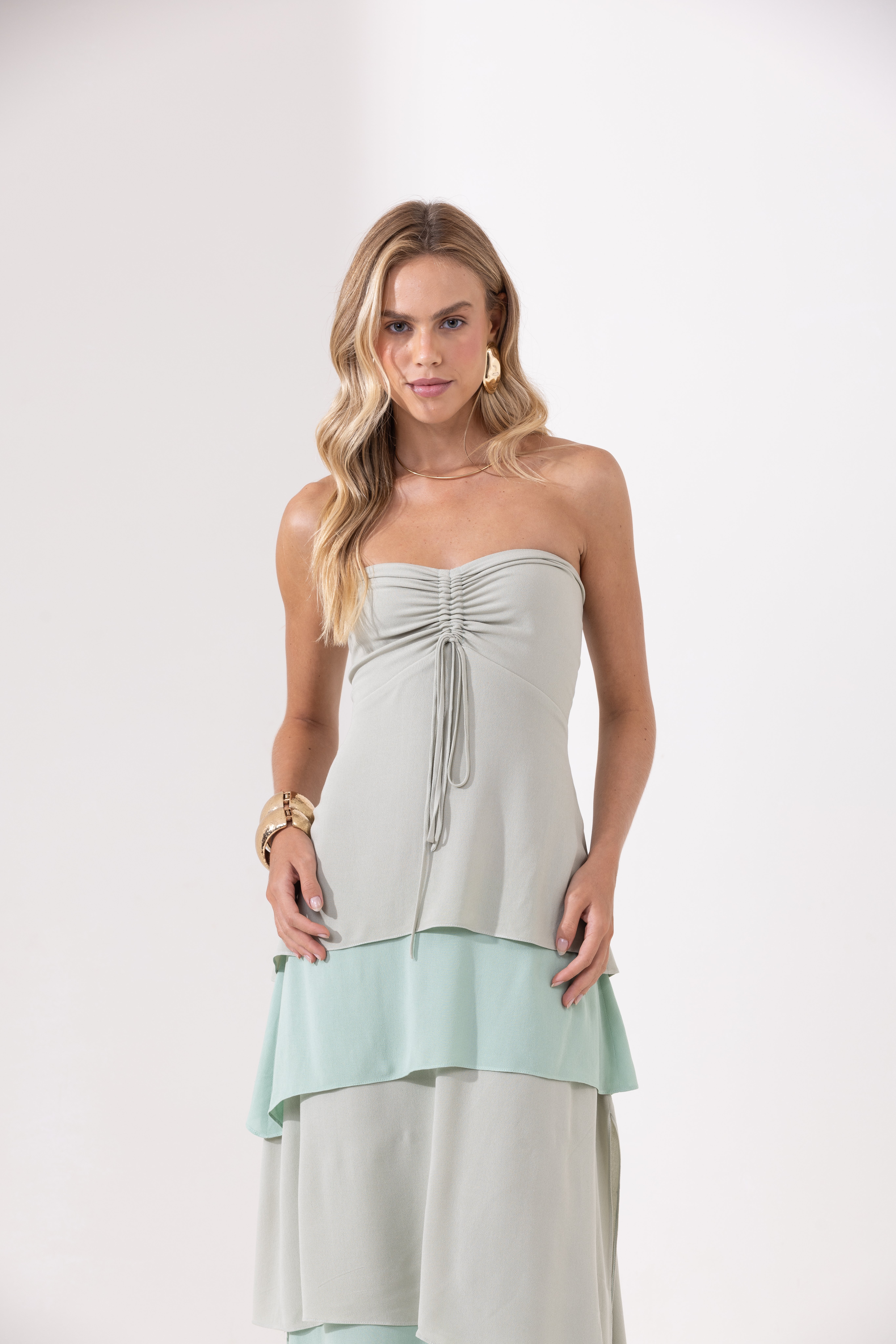 Vestido Natalia Verde - Imagem 3