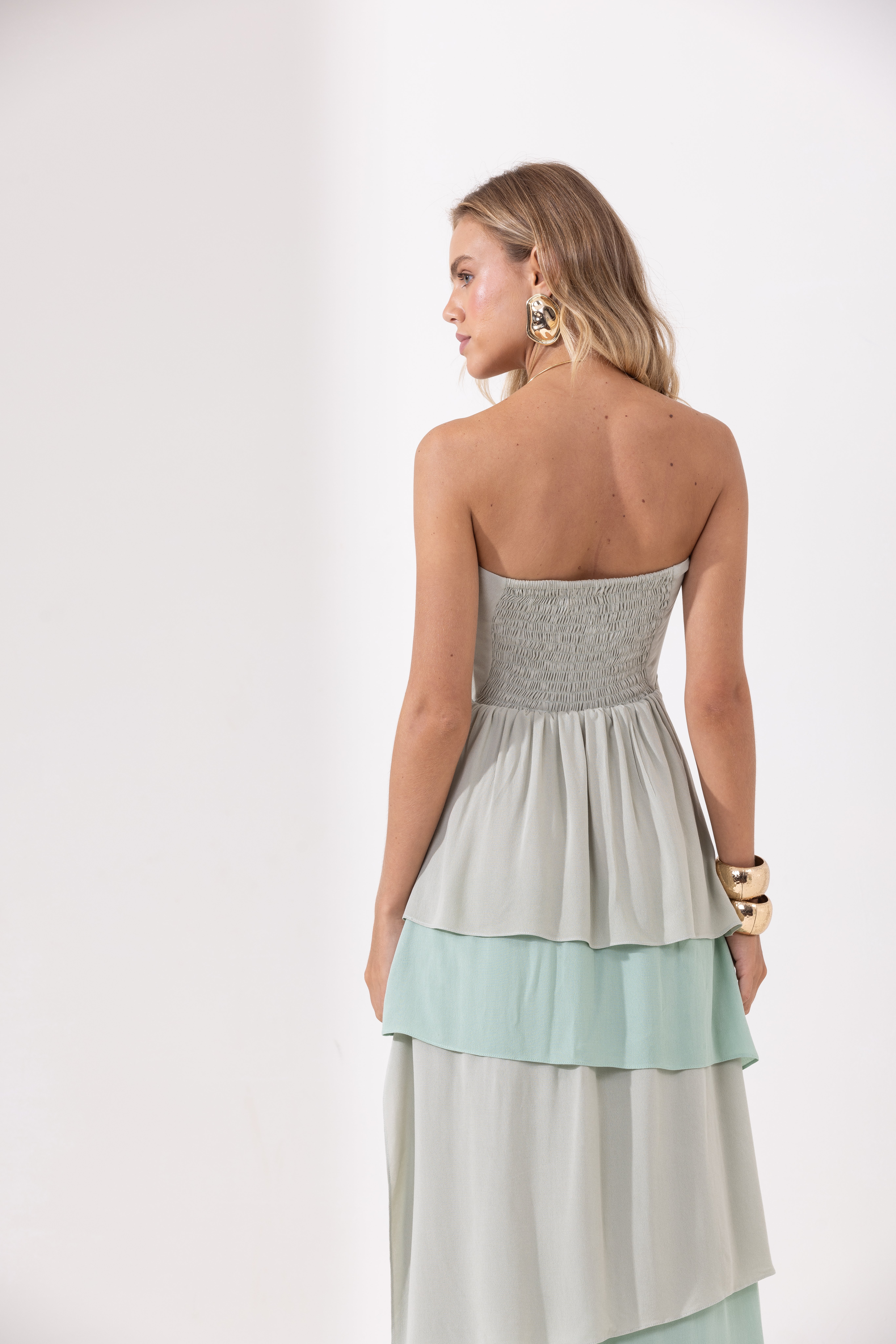 Vestido Natalia Verde - Imagem 5