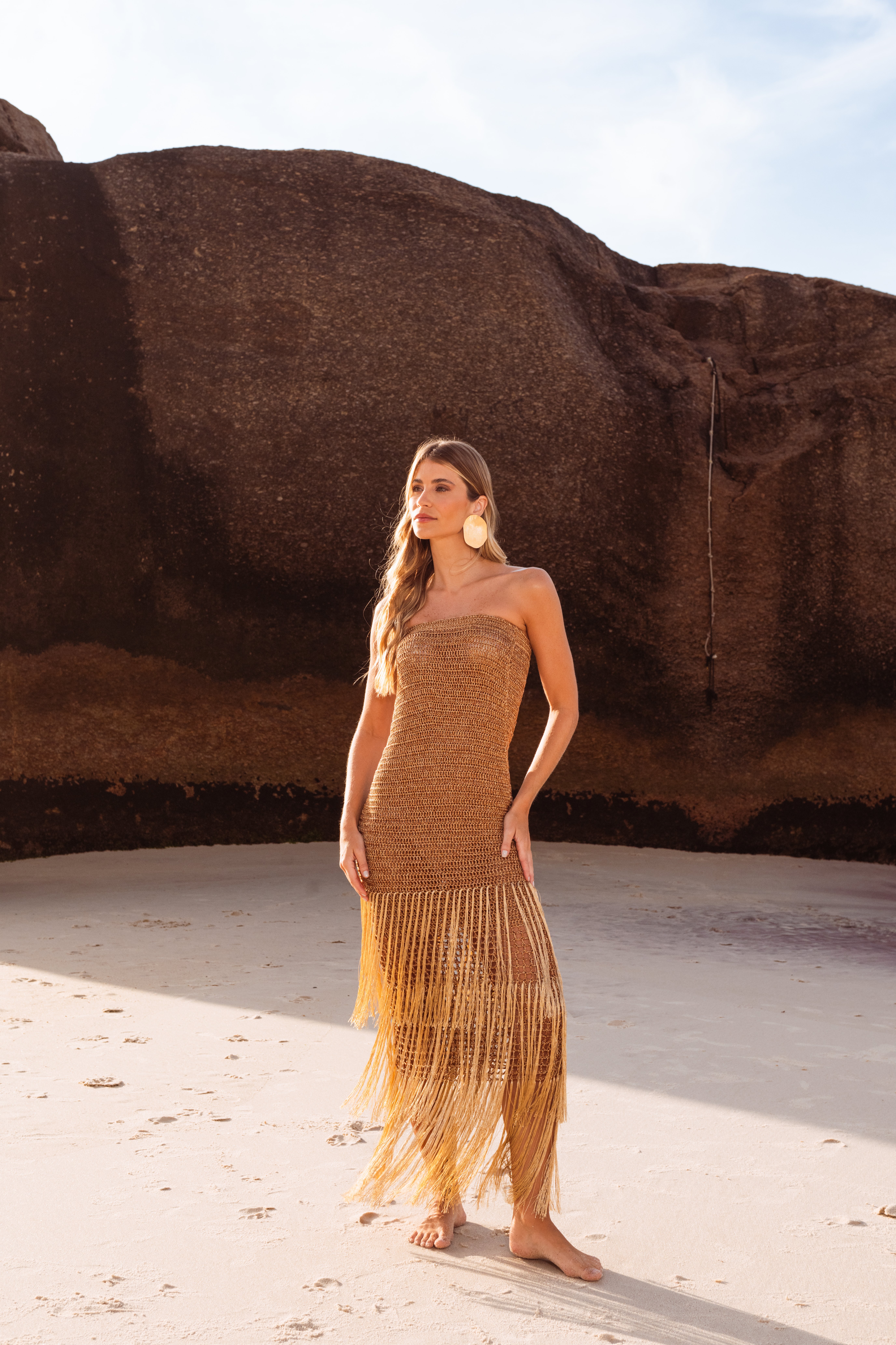 Vestido Wanda Ouro - Imagem 3