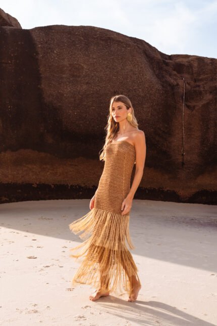 Vestido Wanda Ouro