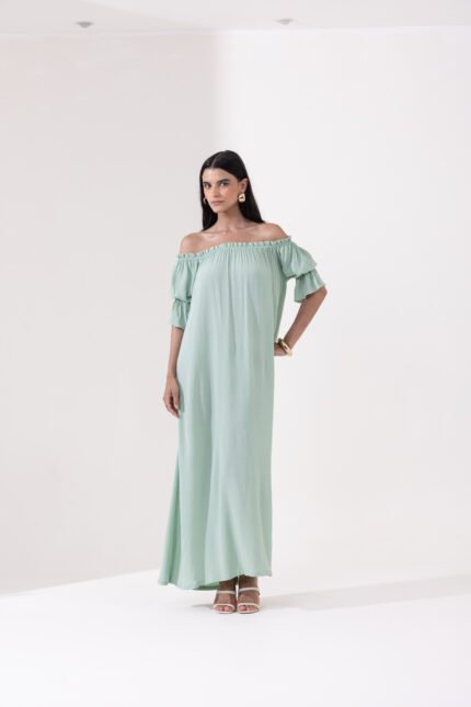Alternative view of Vestido Ilana Verde