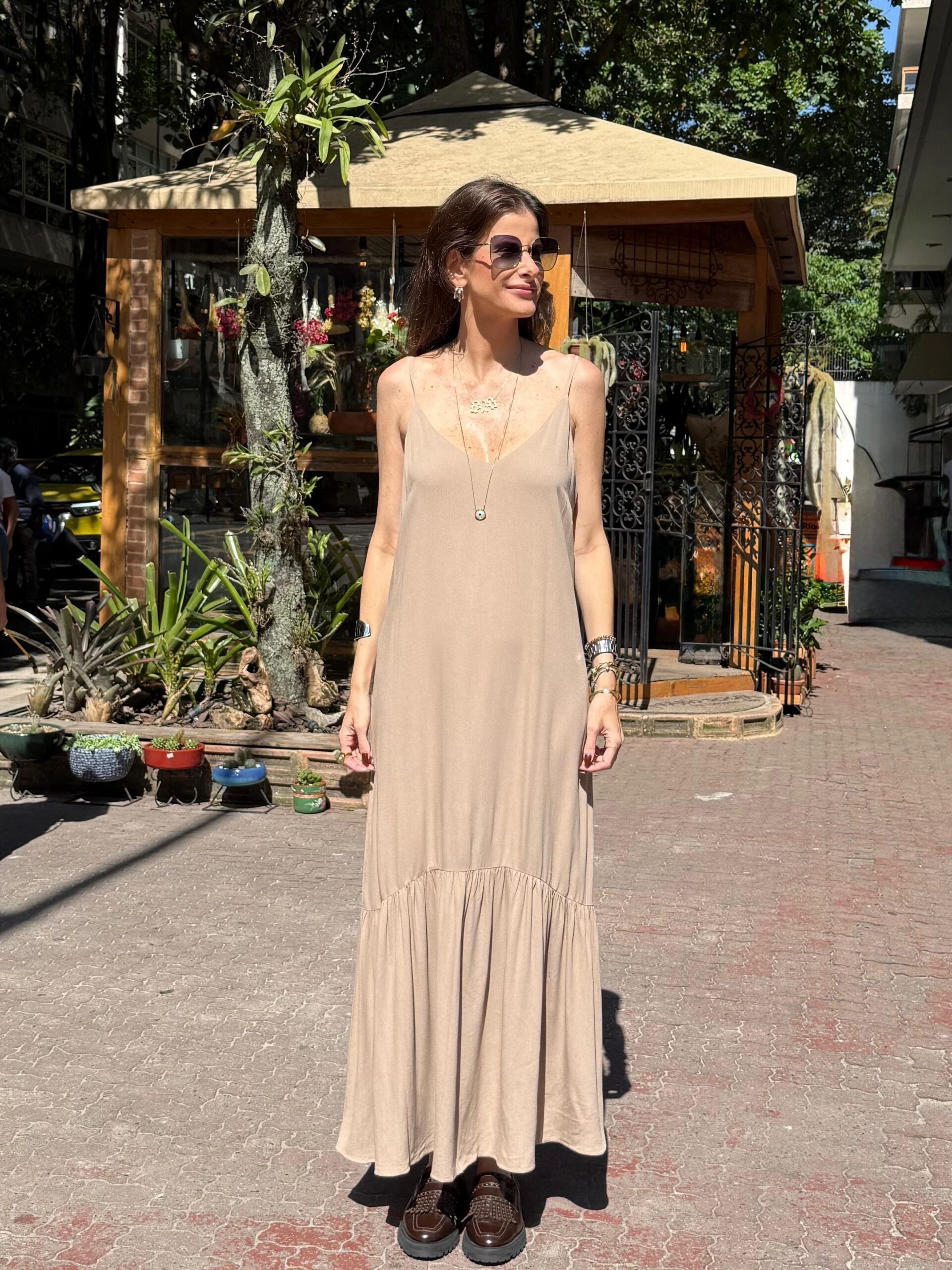 Vestido Lavinia Bege - Imagem 2
