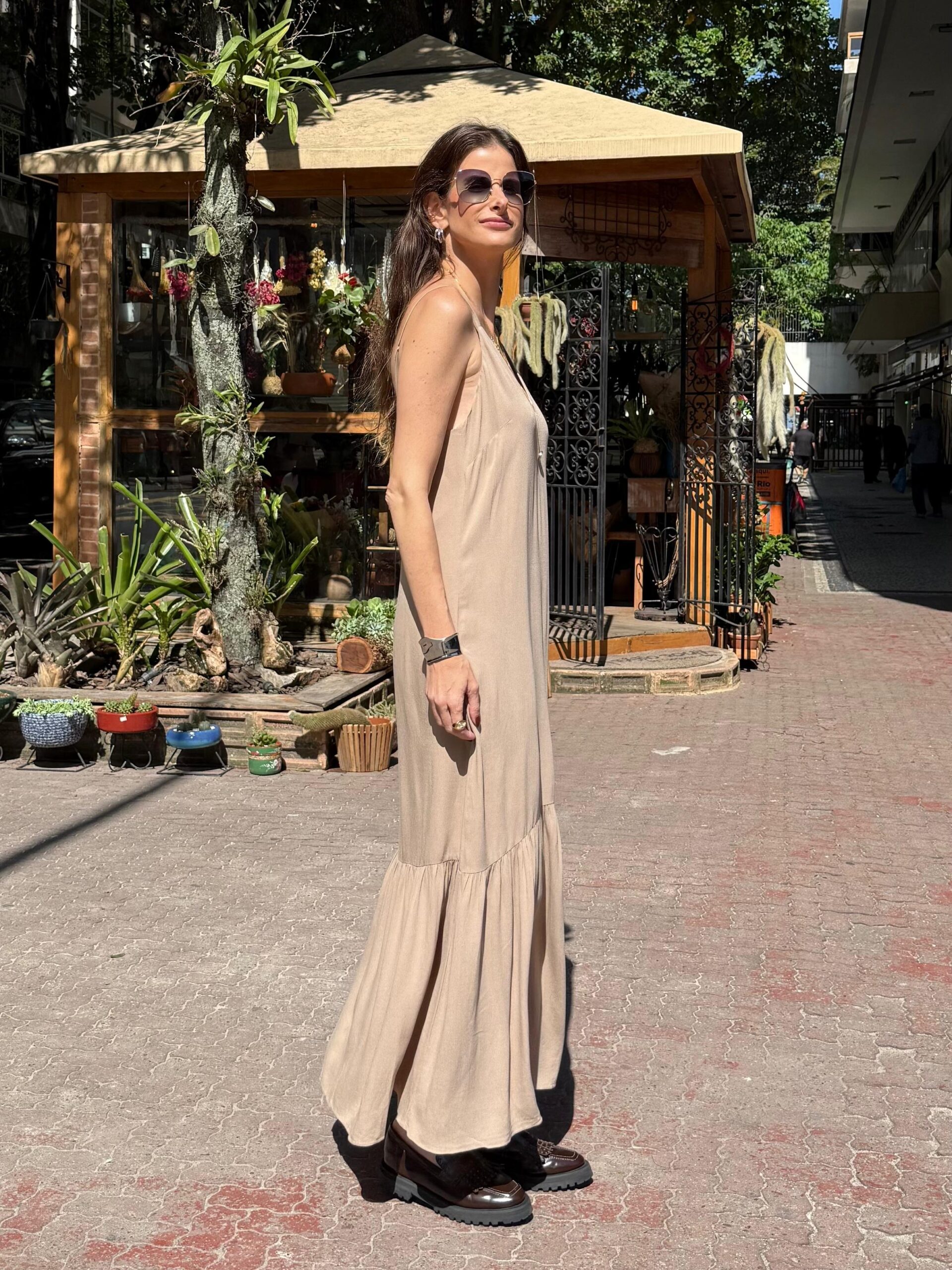 Vestido Lavinia Bege - Imagem 3