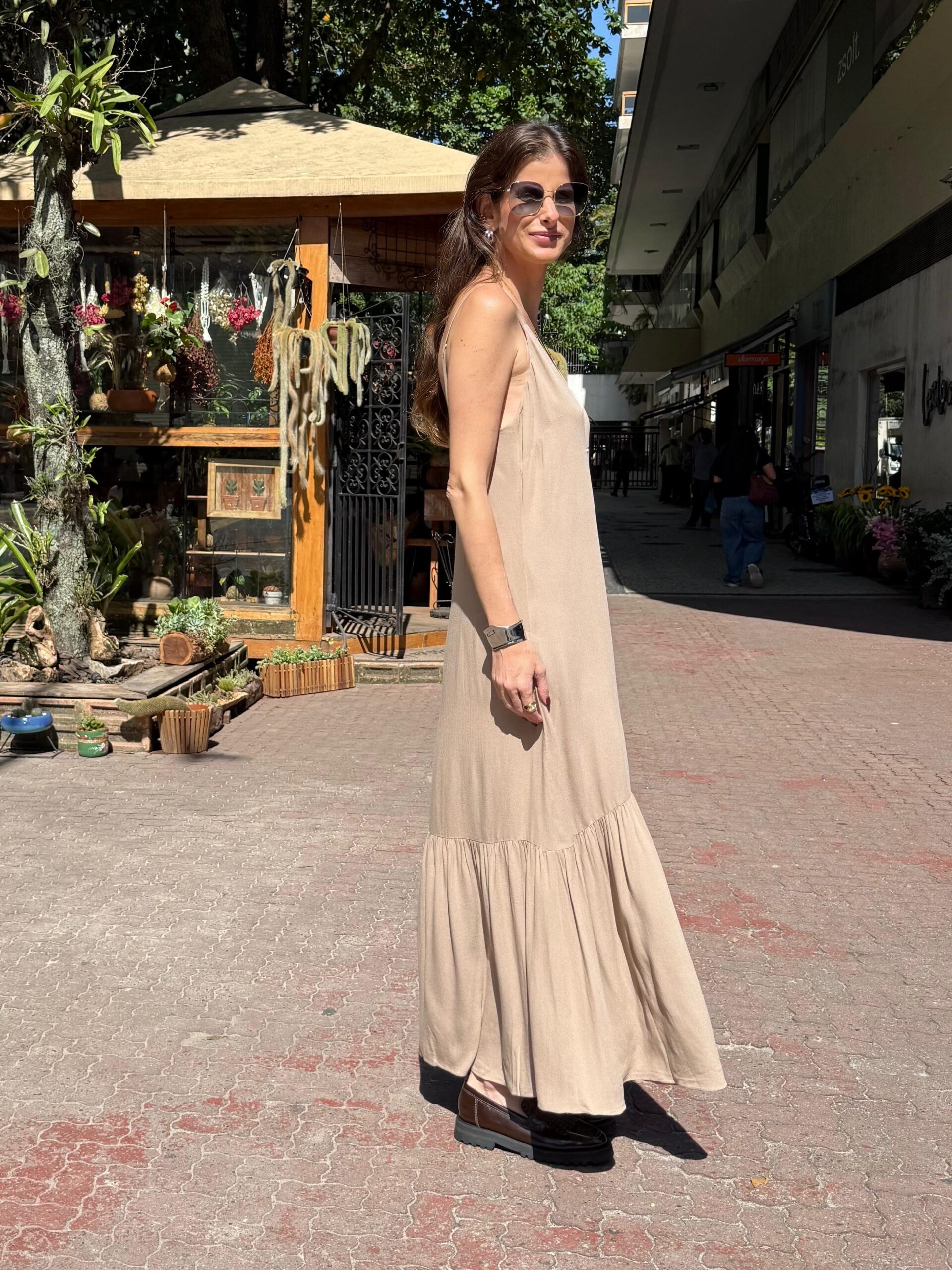 Vestido Lavinia Bege - Imagem 4