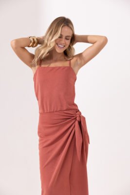 Vestido Pilar Urucum - Imagem 3