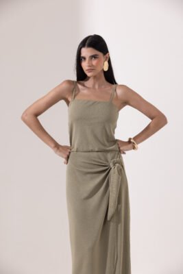 Vestido Pilar Verde - Imagem 3