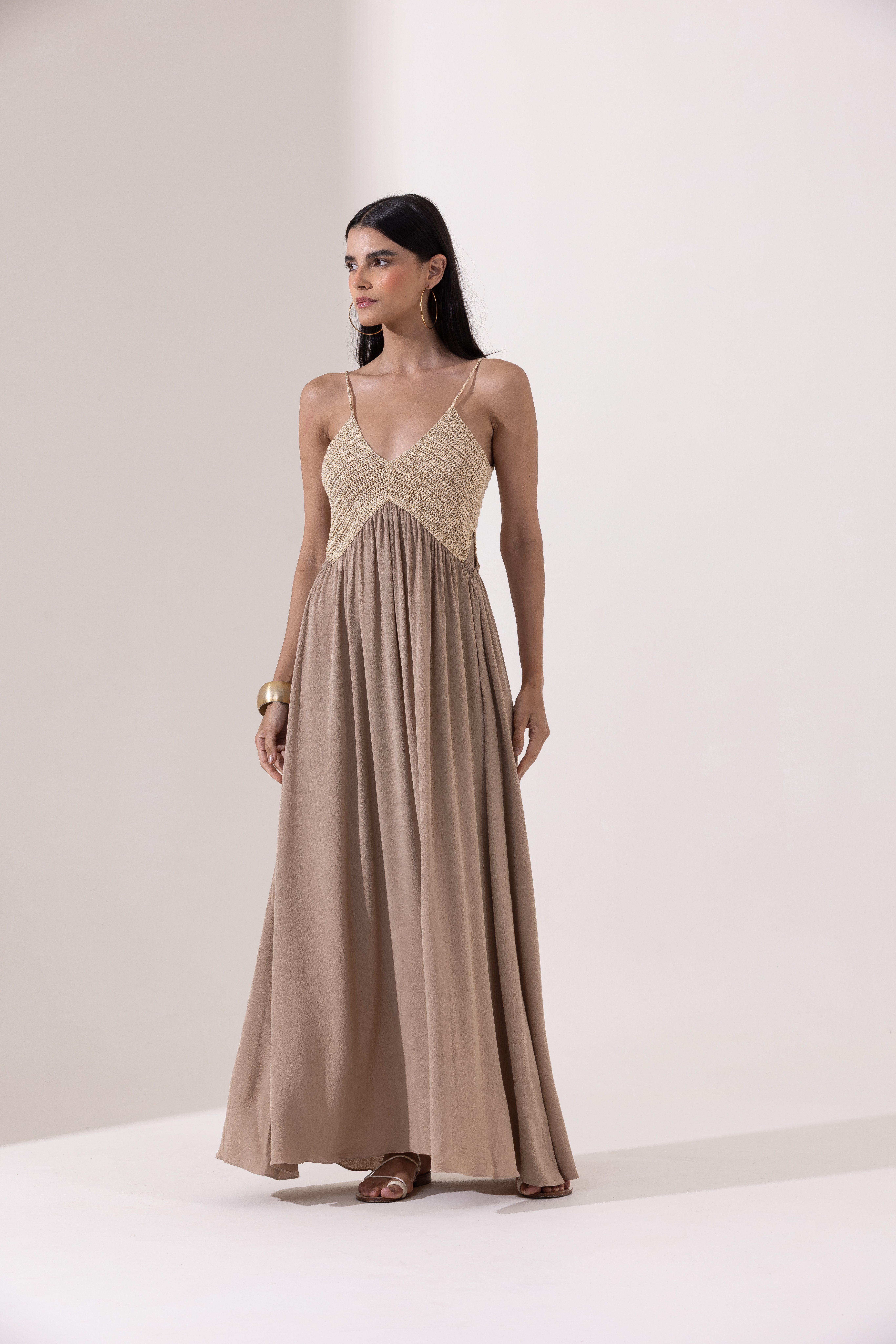 Vestido Rocky Bege - Imagem 3
