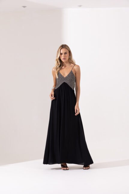 Alternative view of Vestido Rocky Preto