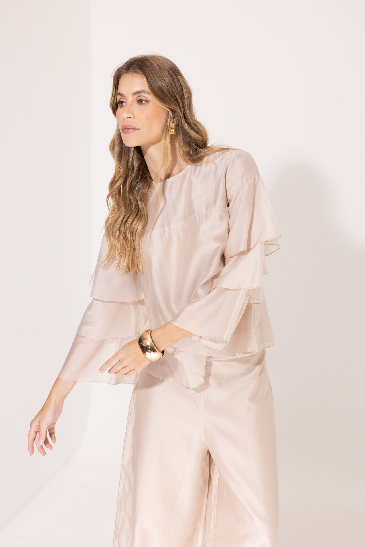 Blusa Ceci Bege - Imagem 2