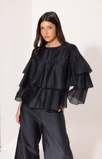 Alternative view of Blusa Ceci Preto