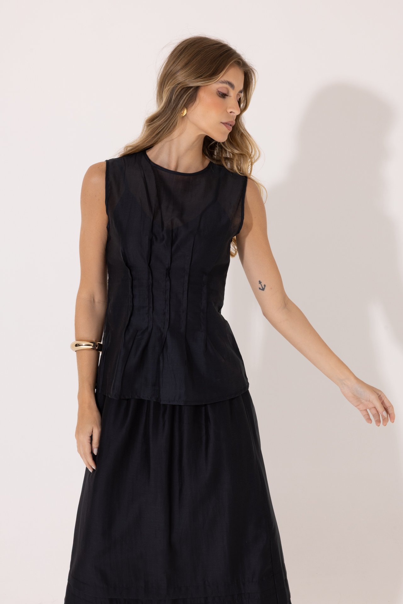 Blusa Filomena Preto - Imagem 2