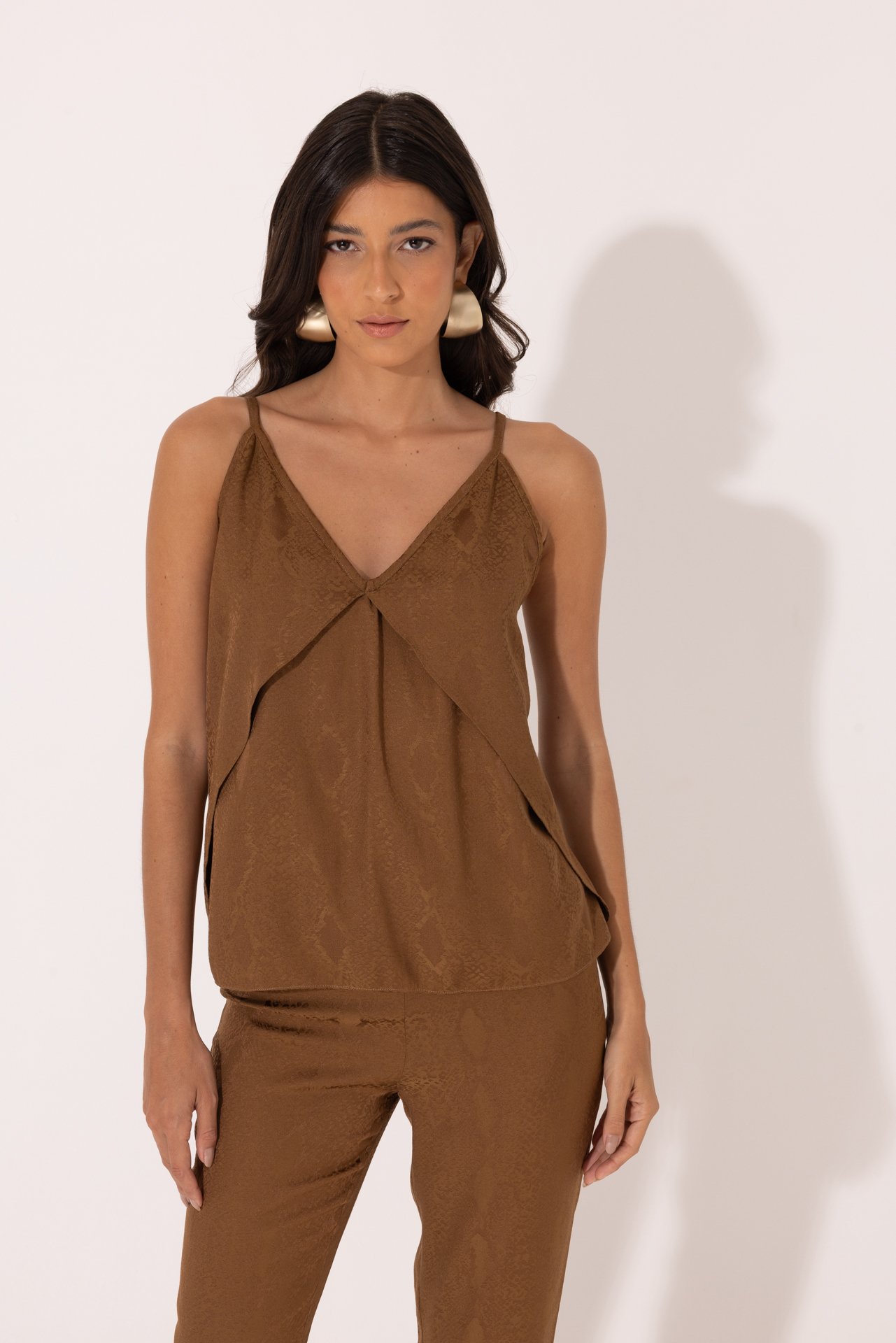 Blusa Fran Caramelo - Imagem 3