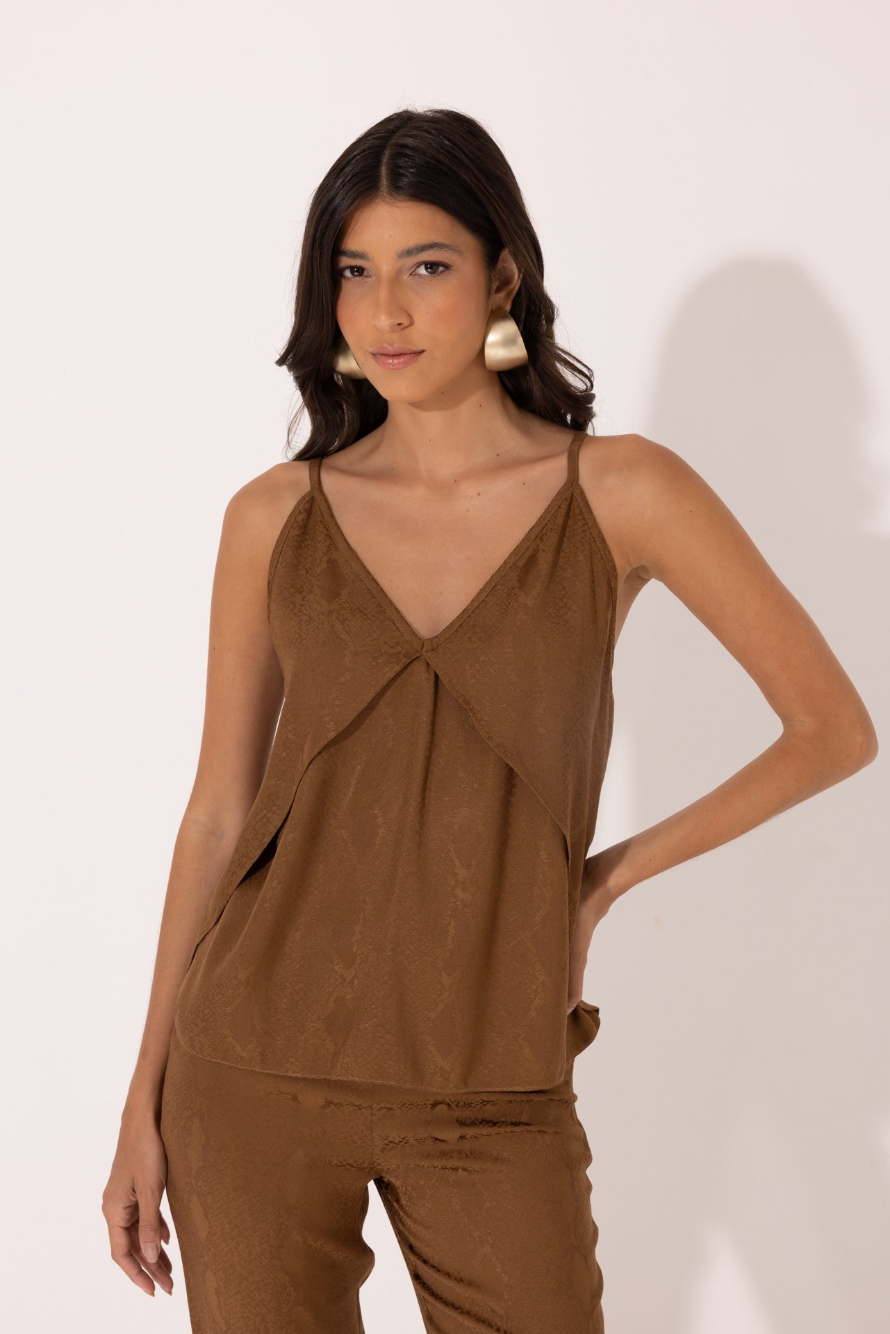 Blusa Fran Caramelo - Imagem 4