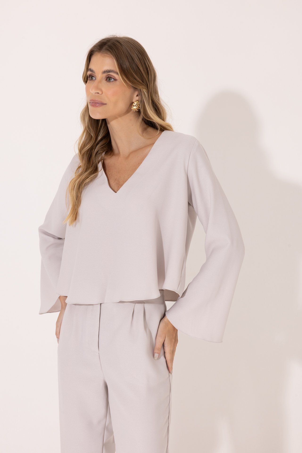 Blusa Naomi Cinza - Imagem 3