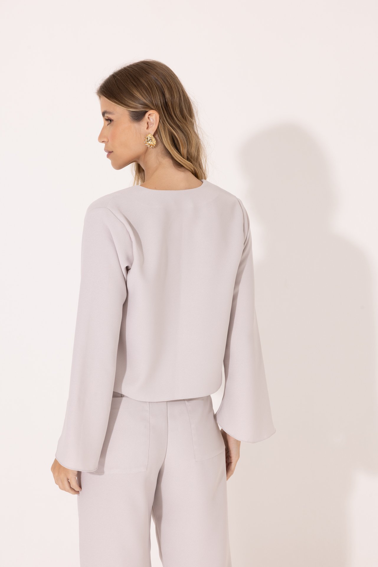 Blusa Naomi Cinza - Imagem 4