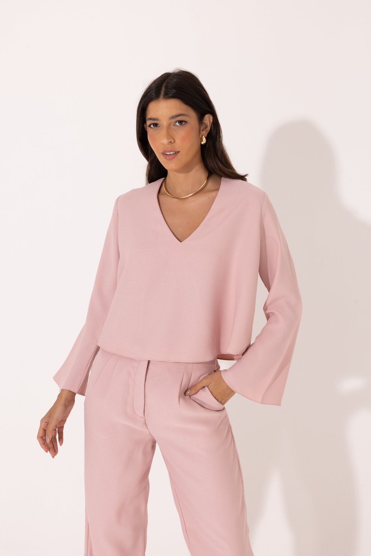 Blusa Naomi Rosa - Imagem 2