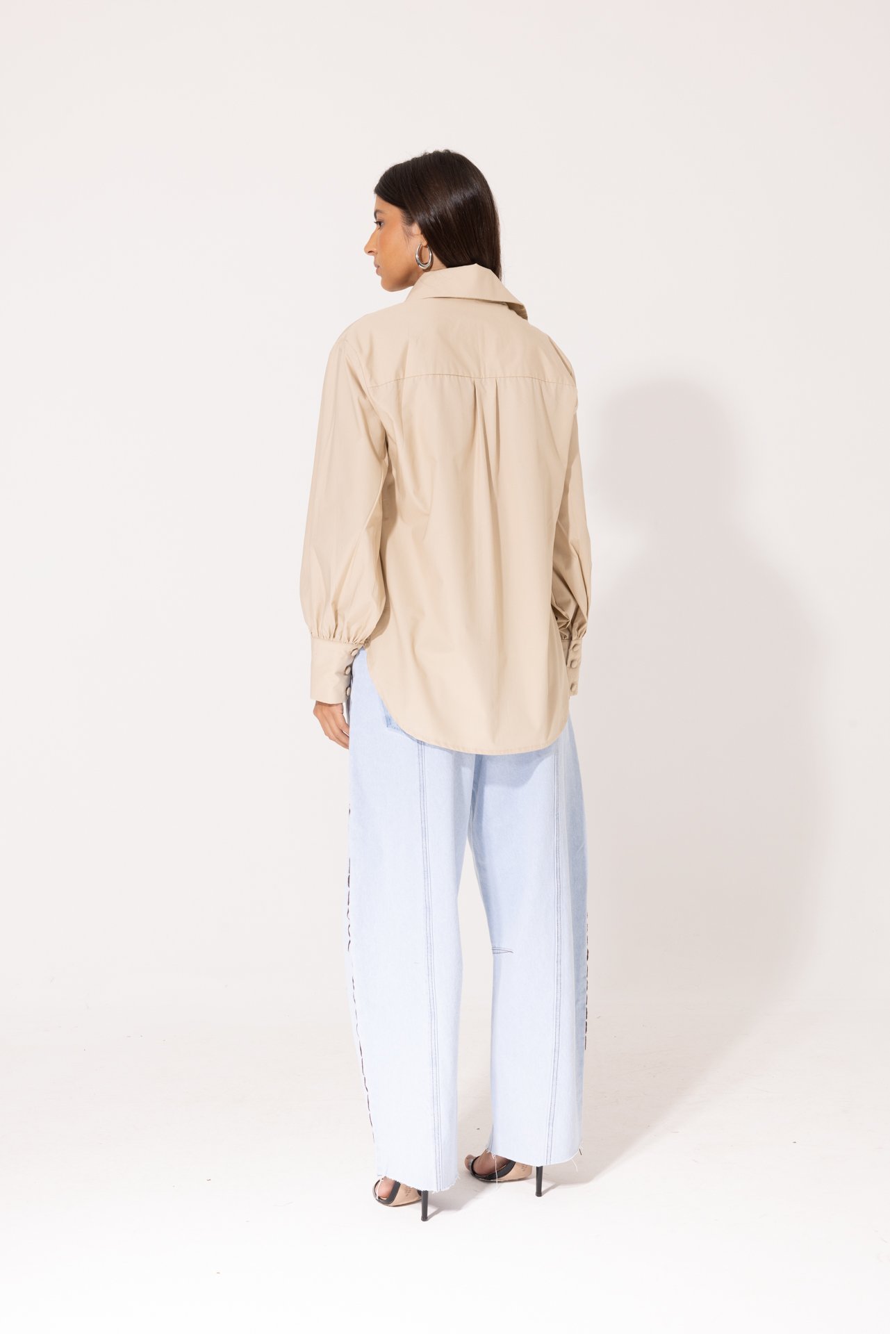Camisa Livia Bege - Imagem 4