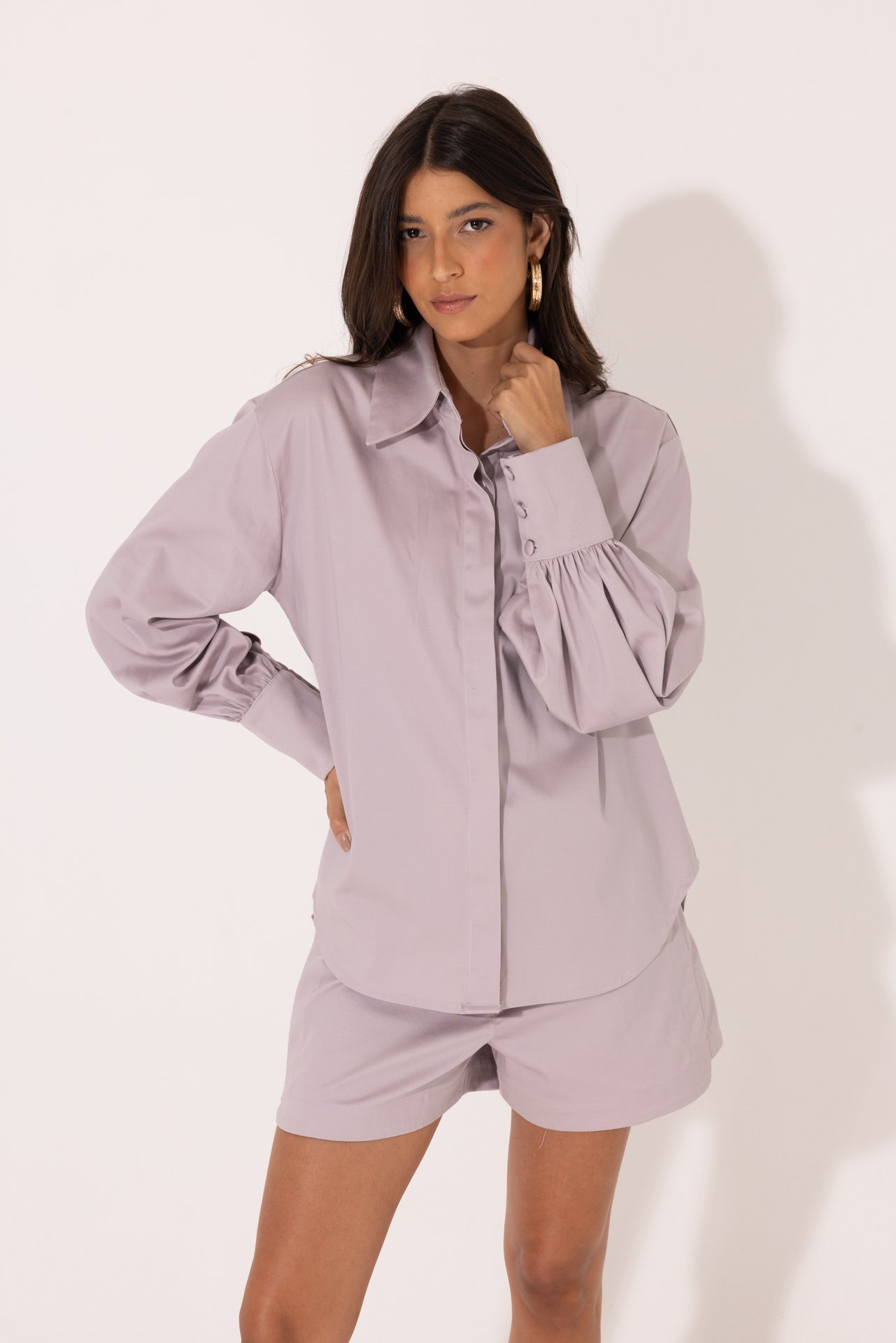 Camisa Livia Lilas