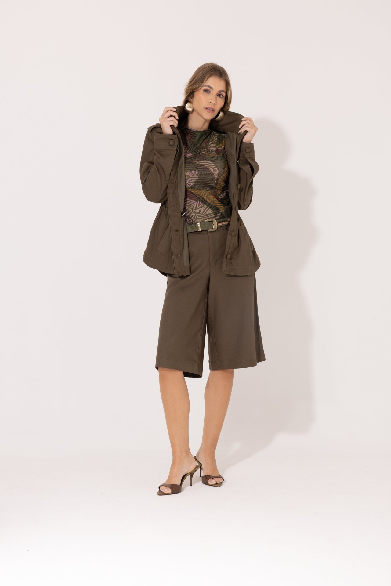 Parka Dora Verde Militar
