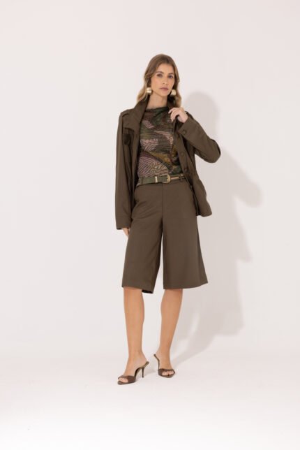 Alternative view of Parka Dora Verde Militar