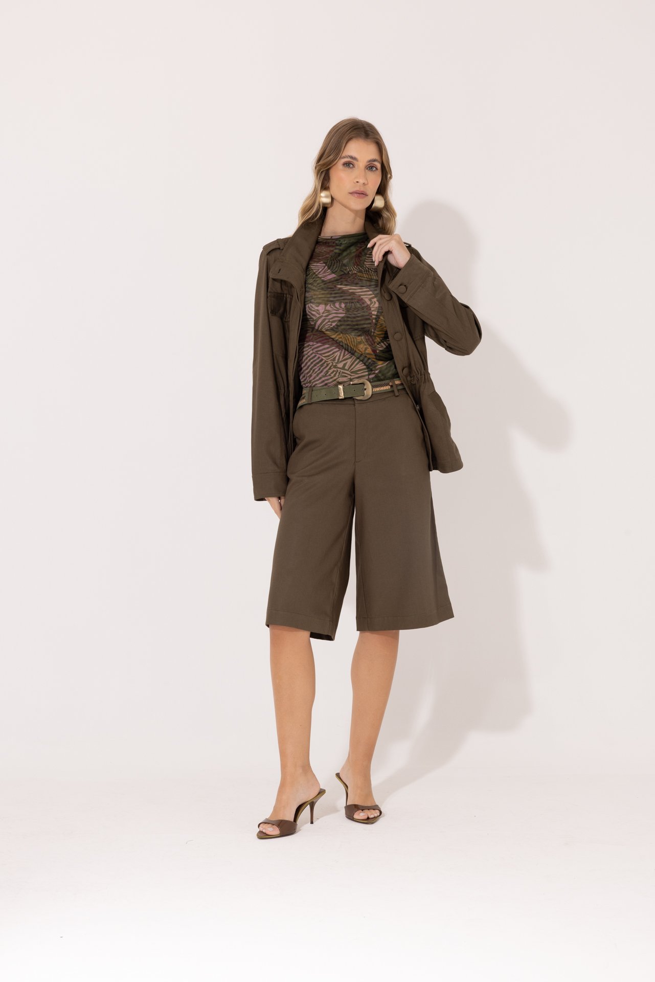 Parka Dora Verde Militar - Imagem 2