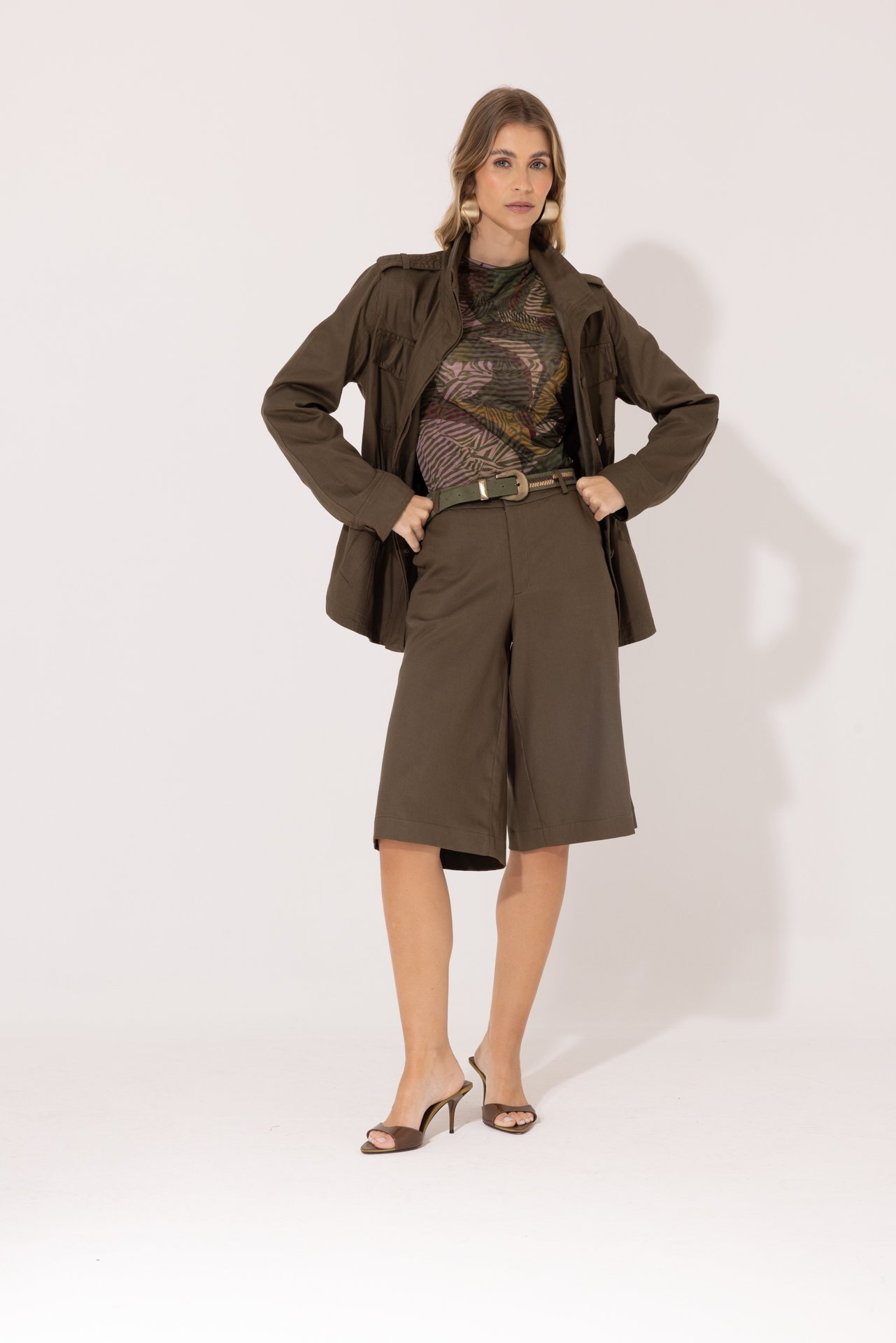 Parka Dora Verde Militar - Imagem 4