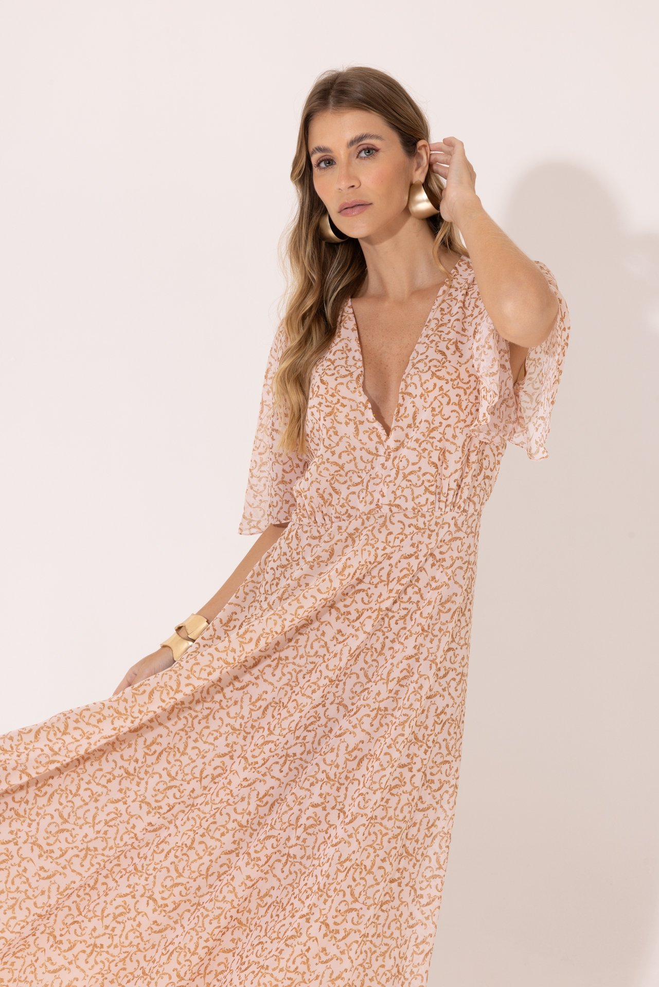 Vestido Cindi Estampado - Imagem 3