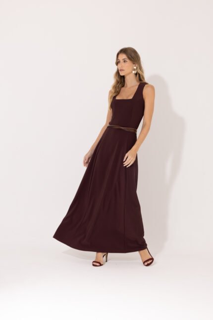 Alternative view of Vestido Lea Marrom