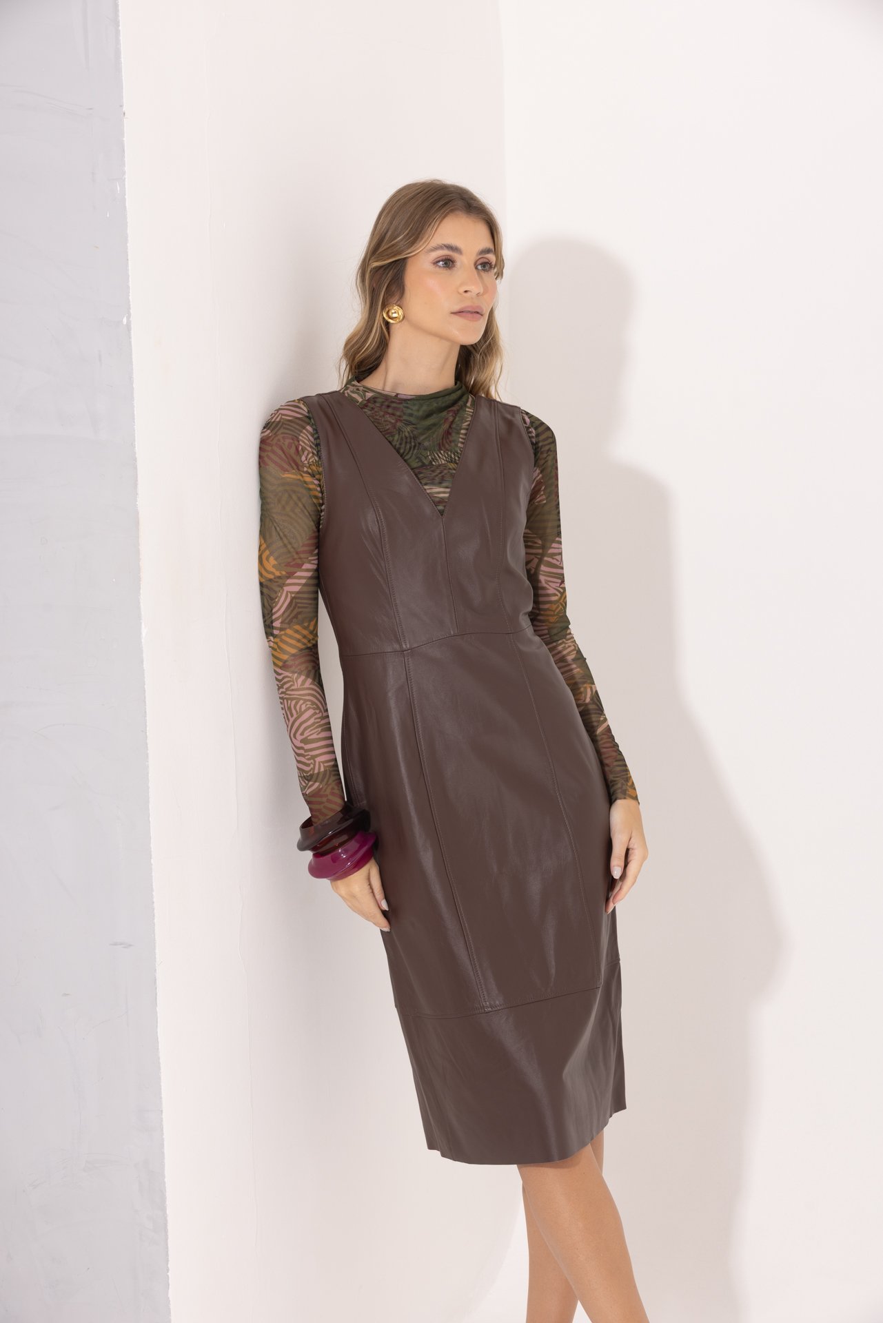 Vestido Lisi Marrom - Imagem 3