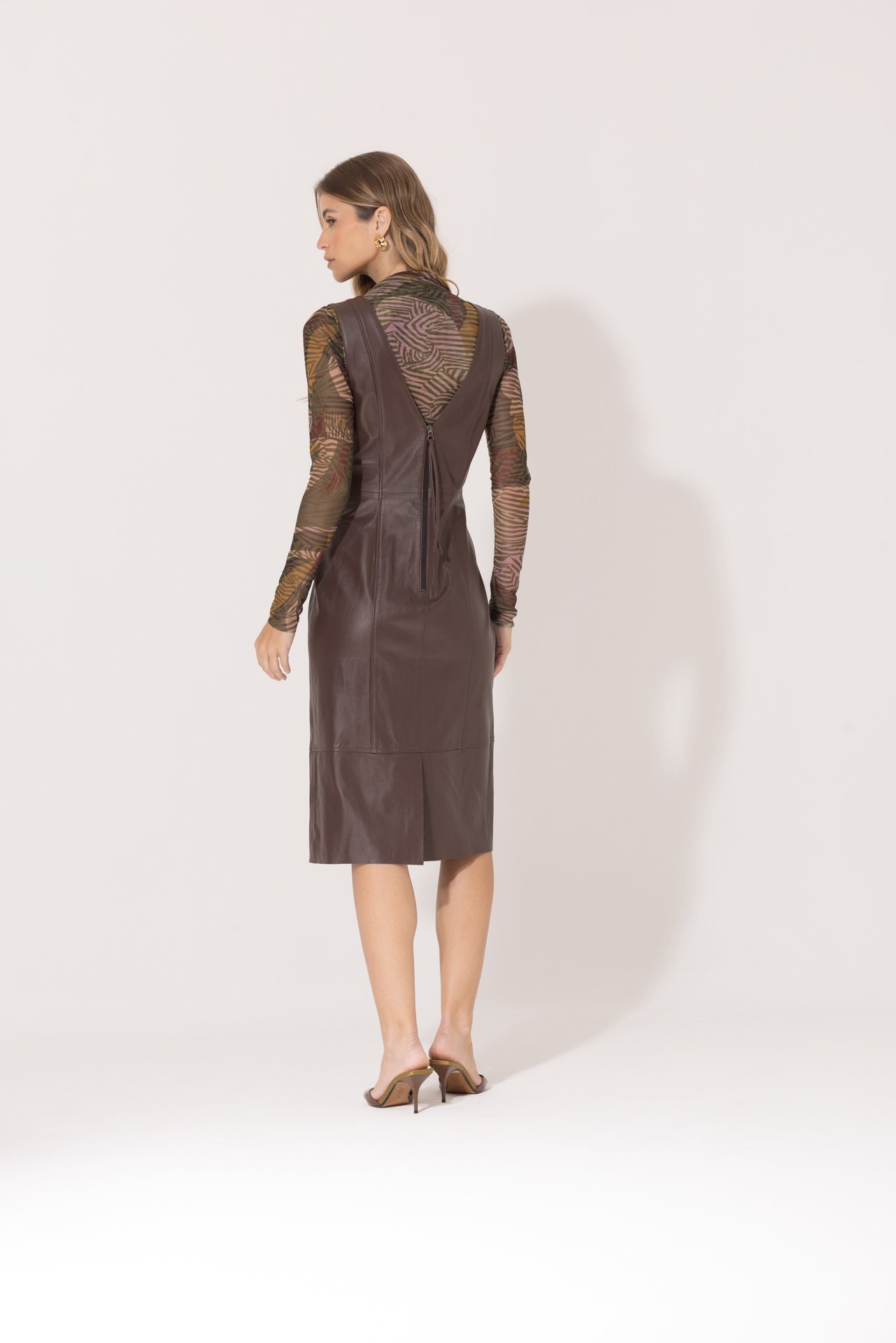 Vestido Lisi Marrom - Imagem 4