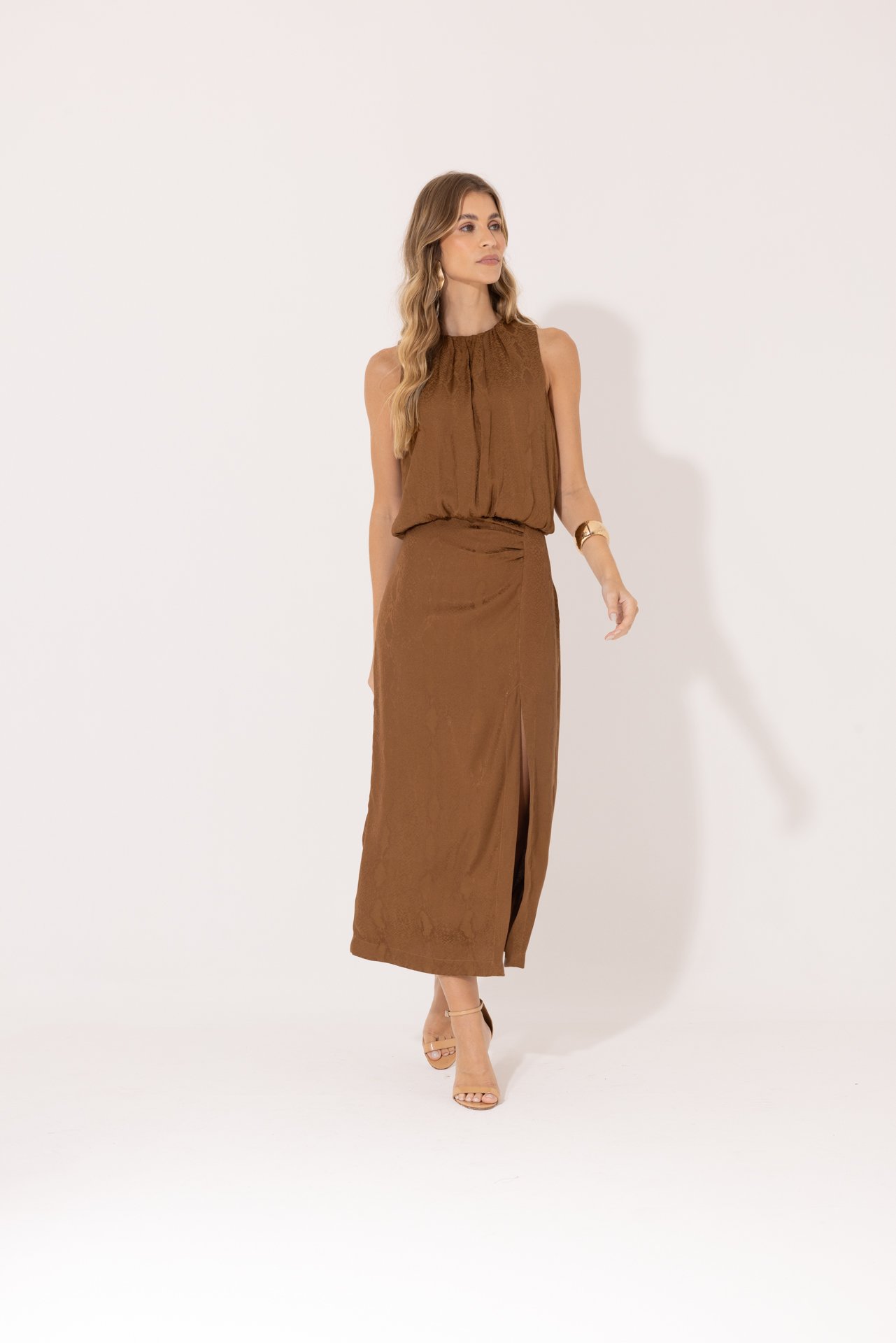Vestido Luana Caramelo - Imagem 2