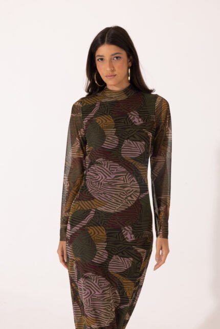 Alternative view of Vestido Marilda Estampado